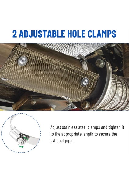 Boru Kalkanı, 4 Inç x 8 Inç Egzoz Isı Kalkanı, Yüksek Sıcaklık Egzoz Manifoldu (Yurt Dışından) fiyatları