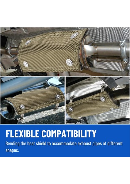Boru Kalkanı, 4 Inç x 8 Inç Egzoz Isı Kalkanı, Yüksek Sıcaklık Egzoz Manifoldu (Yurt Dışından) indirimleri