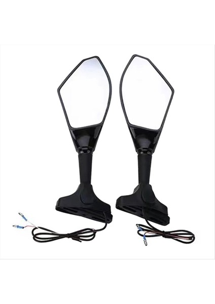 Motosiklet Yan Ayna Direksiyon Gösterge Işığı Vidalı Pozisyon 2.2 Cm-6.5 cm Motosiklet Modifiye Ayna (Yurt Dışından)