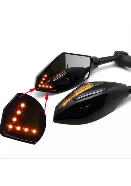 Motosiklet Yan Ayna Direksiyon Gösterge Işığı Vidalı Pozisyon 2.2 Cm-6.5 cm Motosiklet Modifiye Ayna (Yurt Dışından) fırsatları