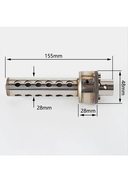 48MM Motosiklet Evrensel Egzoz Borusu Modifikasyonu Ayarlanabilir Fiş Susturucu R25 CBR250RR MT15 (Yurt Dışından) indirimleri