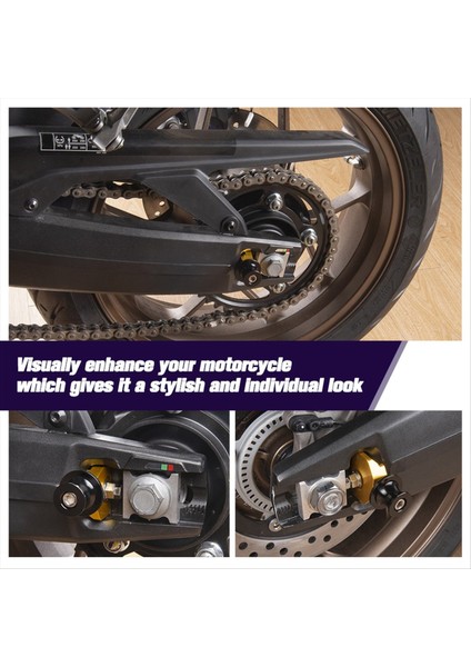 Motosiklet Zinciri Ayar Çerçevesi Swingarm Spools Kaydirici Honda CB650R CBR650R 2019-2025 Aksesuarları (Yurt Dışından) modelleri