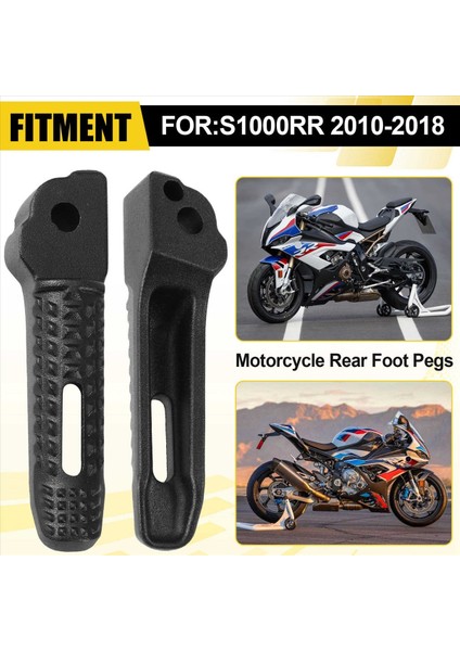 Motosiklet Arka Ayak Kazıklar Pedalı Footrest Istirahat Braketi Seti Bmw S1000RR 2010-2018 Motosiklet Aksesuarları (Yurt Dışından) indirimleri