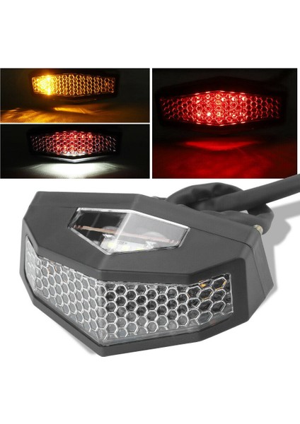 Yeni 12V Evrensel Motosiklet Atv Arka Lambası 5in1 LED Arka Park Lambaları Fren Dur Işık Dönüş Sinyali Plaka Işık (Yurt Dışından) modelleri