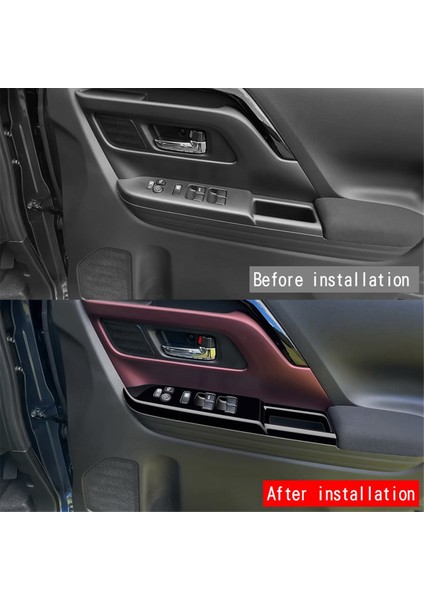 Suzuki Spacıa/spacıa Custom MK04 Serisi 2024 Rhd Parlak Siyah Için Araç Camı Kaldırma Anahtarı Paneli Kapağı (Yurt Dışından) fiyatları