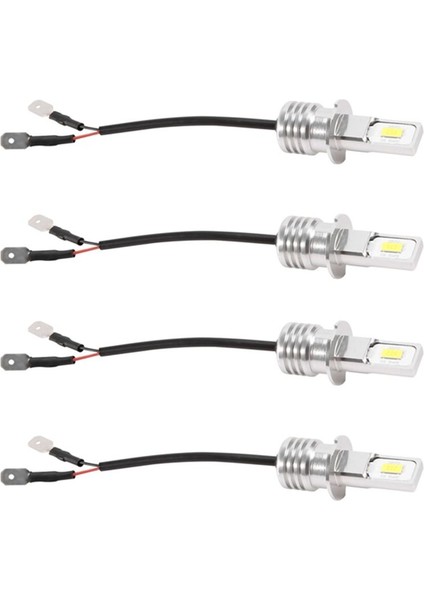 4x H3 Süper Parlak LED Ön Far Sis Lambası Sürüş Lamba Ampulü Kiti 6000K Beyaz 100W (Yurt Dışından) fiyatları