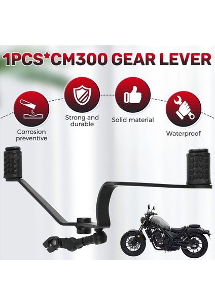 Ön ve Arka Adım Vites Kolu Modifiye Vites Kolu Honda CM300 Motosiklet Aksesuarları Vites Kolu Rebel 500 (Yurt Dışından) fırsatları