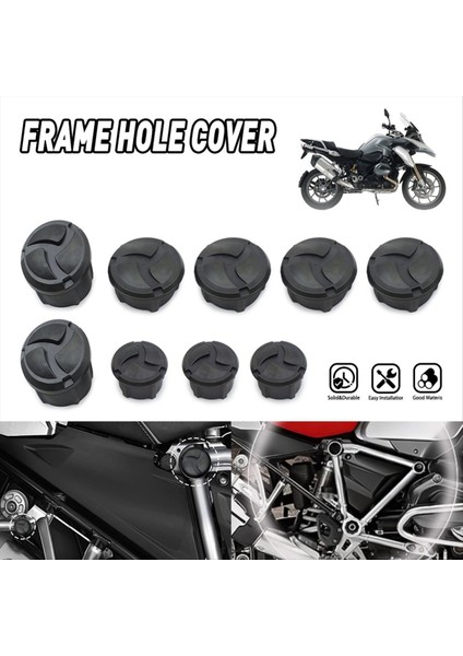 Motosiklet Çerçeve Delik Çerçeve Delik Fiş Kapağı Bmw R1200GS Lc Macera 2014-2018 R1250GS Macera 2018-2023 (Yurt Dışından) modelleri