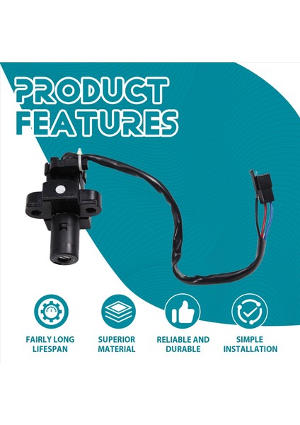 Motosiklet Yakıt Kapağı Kontak Anahtarı Koltuk Anahtarlı Kilit Honda CB250 Hornet FMX650 Fmx 650 2005-2006 (Yurt Dışından) fırsatları