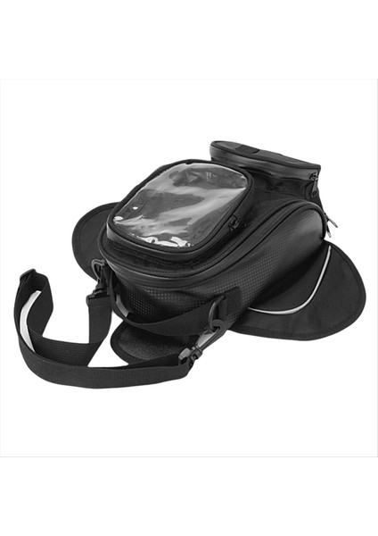 Motosiklet Tankı Çantası Kulaklık Jakı ile Binici Çantası Ön Çanta Depolama Sürme ve Asılı Öğeler Motosiklet Seyahat Çantası (Yurt Dışından)