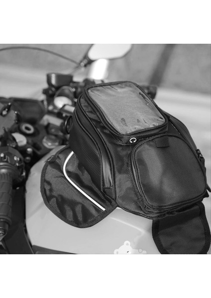 Motosiklet Tankı Çantası Kulaklık Jakı ile Binici Çantası Ön Çanta Depolama Sürme ve Asılı Öğeler Motosiklet Seyahat Çantası (Yurt Dışından) modelleri