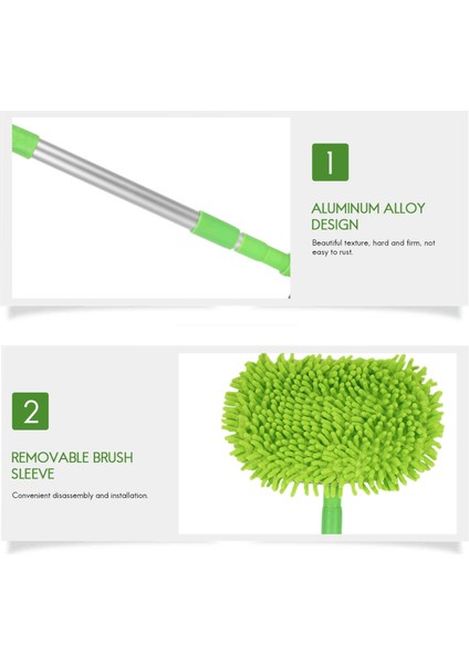 2 Arada 1 Otomobil Yıkama Mop Eldiveni Uzun Saplı, Şönil Mikrofiber Otomut (Yurt Dışından) indirimleri