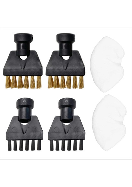 Buhar Temizleyici Aksesuarları, Sc2 Sc3 Sc4 Sc5 Steam Treeer Için 2 Mikrofiber Kapaklı 4 Buhar Temizleyici Paketi (Yurt Dışından)