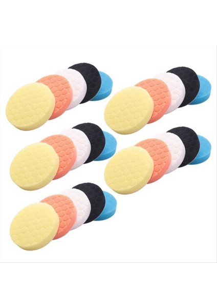 25PCS 5 Inç (125MM) Araba Için Parlatma Pedi Kiti (Yurt Dışından) fırsatları