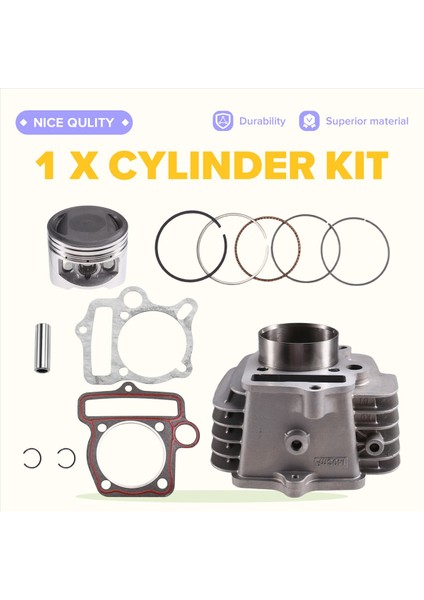 56MM Motosiklet Motoru Piston Silindir Kiti Yinxiang YX140 140CC Silindir Piston Segmanı Conta Takımı (Yurt Dışından) fırsatları