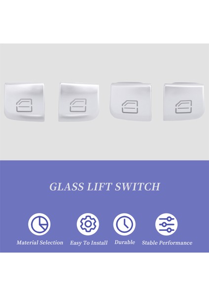 Mercedes Benz C-Serisi W205 Şasi Glc Tam Seri W253 2015 Için Car Master Koltuk Pencere Kontrol Anahtarı Onarım Düğmesi Kapakları (Yurt Dışından) indirimleri