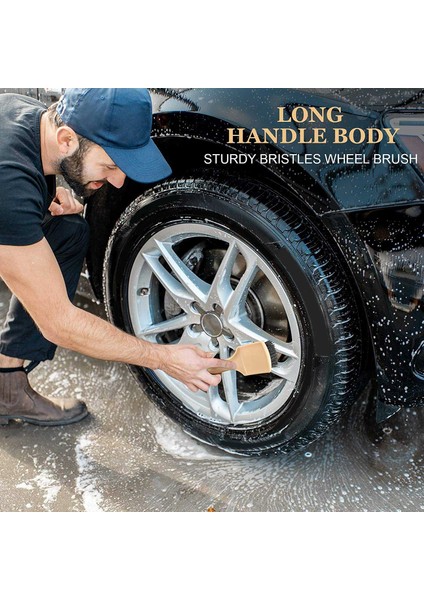 2pc Araç Halı Döşeme Temizleyici Fırça Araç Tekerleği ve Lastikler Fırça Araç Detaylandırma Fırçalar Otomobil Yıkama Aksesuarları Scrub Fırça (Yurt Dışından) indirimleri