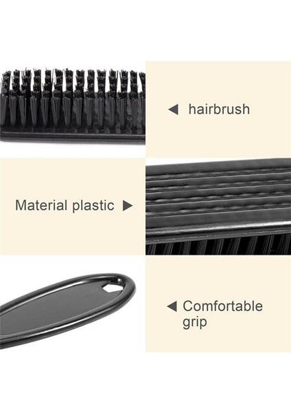 2 Adet Soluk Fırça Tarağı Makas Temizleme Fırçası Berber Dükkanı Cilt Solması Vintage Yağ Kafa Şekli Oyma Temizleme Fırçası (Yurt Dışından) fırsatları