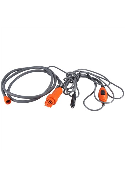 12V Araba Duş Evrensel Araba Çamaşır Makinesi Araba Duş Temizleme Araçları Turuncu (Yurt Dışından)