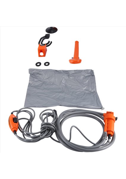 12V Araba Duş Evrensel Araba Çamaşır Makinesi Araba Duş Temizleme Araçları Turuncu (Yurt Dışından) fırsatları