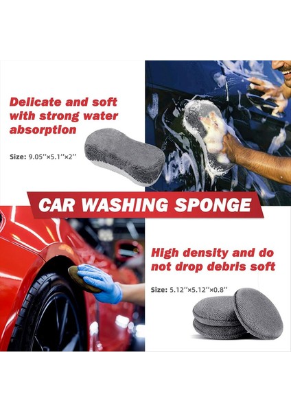 9 Adet Araba Temizleme Aracı Kiti, Mikrofiber Araba Detaylandırma Temizleme Araçları Iç Dış Araba Yıkama Güzelliği Kış (Yurt Dışından) fiyatları