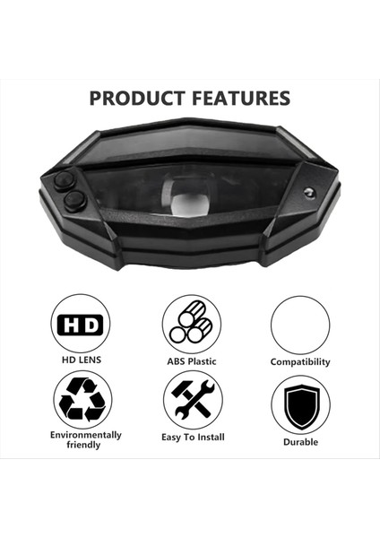 Motosiklet Kilometre Saati Enstrüman Durumda Ölçer Kilometre Sayacı Takometre Konut Kapak Kawasaki Z1000 2014-2022 Alt (Yurt Dışından)