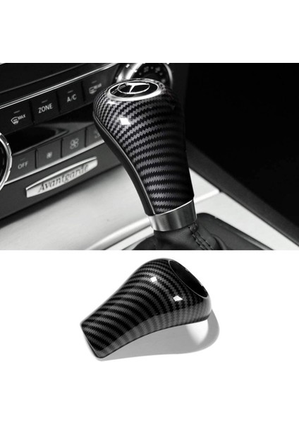 Mercedes-Benz W204 W212 A C E G Gls Sınıfı (Islak Mendiller Getir) Karbon Fiber Dişli Vites Düğmesi Kapağı (Yurt Dışından) indirimleri