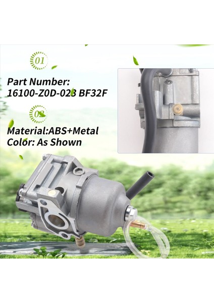 Honda 16100-Z0D-023 Için Karbüratör BF32F C Fits GX100 GX100U Motorlar Karbonhidrat (Yurt Dışından) indirimleri