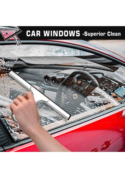 Çok Amaçlı Paslanmaz Çelik Duş, Cam Kapılar Için Sweegee Banyo Temizleyici Alet Ev Pencere Aynası (Yurt Dışından) fırsatları