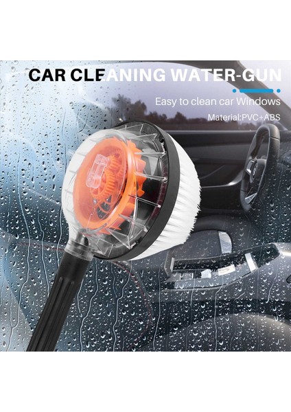 Araba Dönen Yuvarlak Basınçlı Su Gun Temizleme Araba Yıkama Fırçası Lavo Için (Yurt Dışından) indirimleri