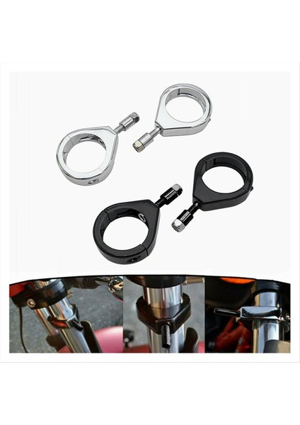 49MM Motosiklet Dönüş Sinyali Montaj Braketi Sis Duvar Lambası Için Uygun Xl Sportster 1200 Dyna Siyah (Yurt Dışından) fiyatları