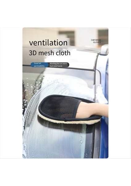 10 Adet Araba Temizleme Sünger Eldiven Parlatma, Otomotiv Mutfak Evleri Temizleyici Için Yıkama Araba Yıkama Malzemeleri (Yurt Dışından)