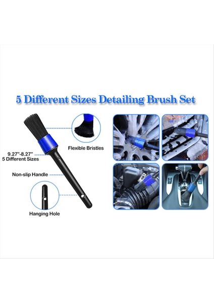 15 Parçalı Araba Yıkama Fırçası Araba Göbek Fırça Alanı Lastiği Yumuşak Saç Temizleme Fırçası Seti (Yurt Dışından) fiyatları
