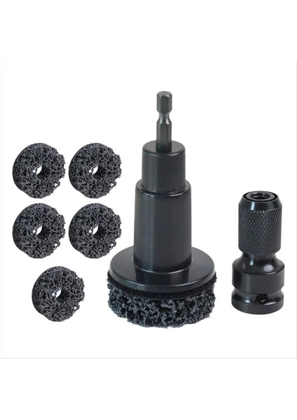 Tekerlek Hub Aks Başlığı Fren Diski Taşlama Başı Pas Çektirme Bakımı Aracı Parlatma Pedini Araba Tekerlekli Saplama Bir (Yurt Dışından)