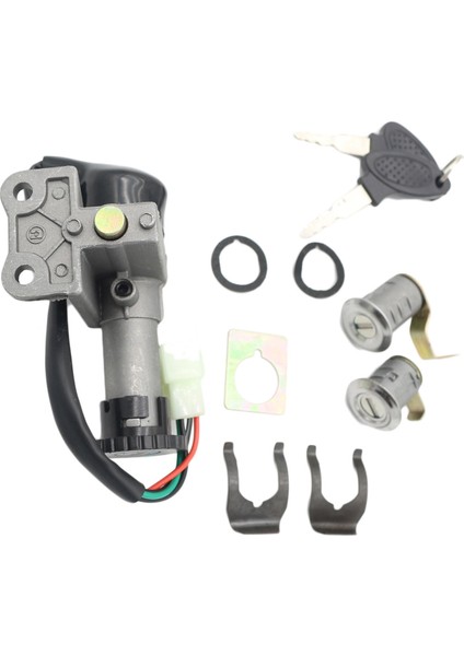 Motosiklet Kontak Anahtarı Anahtar Kilit Seti 50CC 150CC Gy6 Scooter Moped Taotao Jonway Roketa (Yurt Dışından) fiyatları