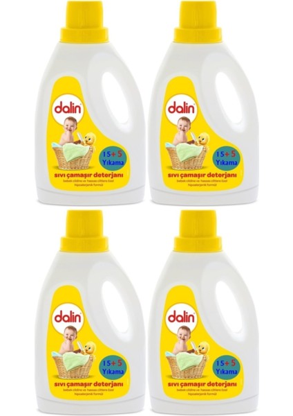 Sıvı Deterjan 4x1,5 Lt 80 Yıkama