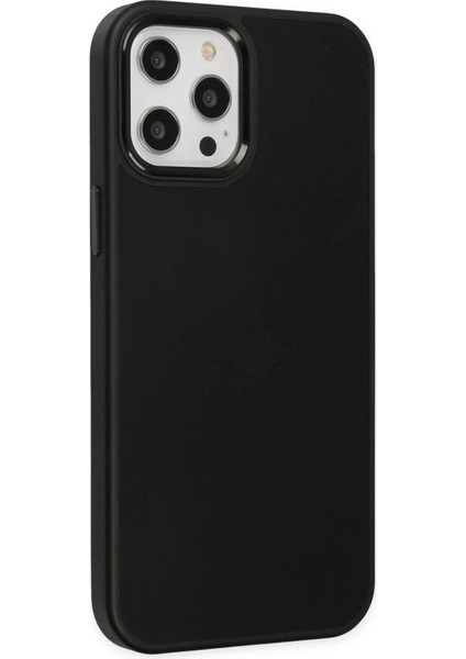 iPhone 12 Pro Max Kılıf Asya Deri Silikon - Siyah fiyatları