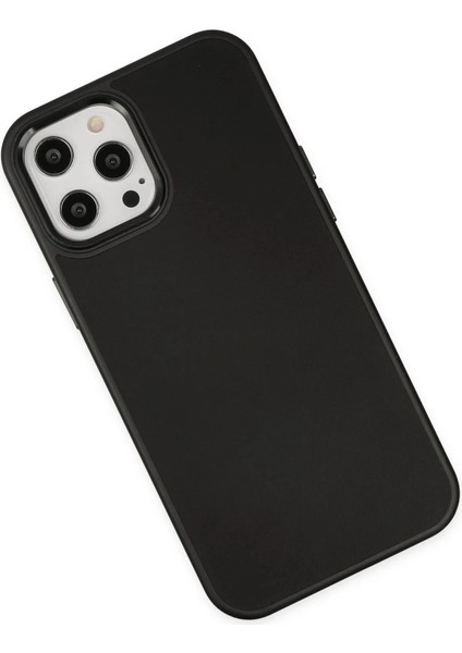 iPhone 12 Pro Max Kılıf Asya Deri Silikon - Siyah modelleri