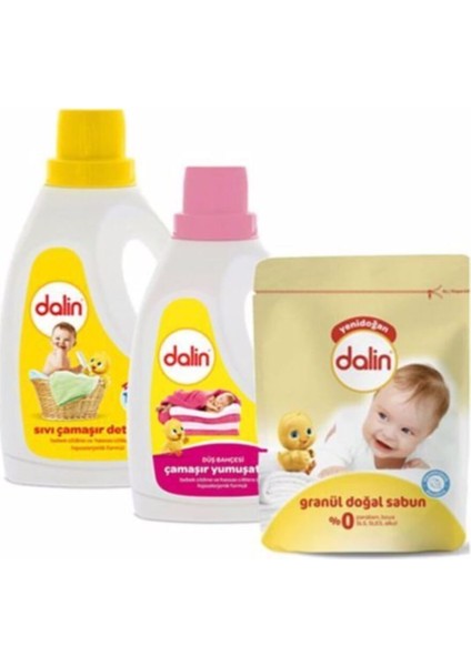 Sıvı Deterjanı 1500ML Çamaşır Yumuşatıcısı 1500ML Granül 1,000 gr