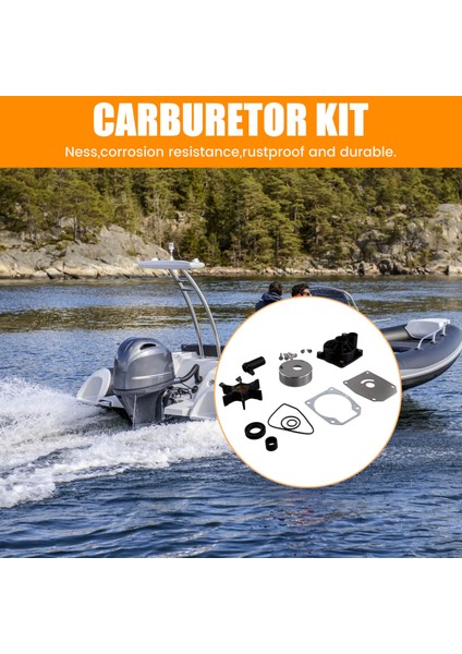 Dıştan Takma Karbüratör Onarım Kiti Su Pompası Pervane Onarım Kiti 0436957 0432955 0438591 Johnson Evirude Için (Yurt Dışından) fırsatları