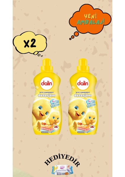 Deterjan 1500 ml 2 Adet (Yeni Ambalaj)