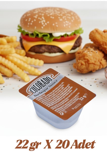 Barbekü Sos Küvet 22 gr 20 Adet