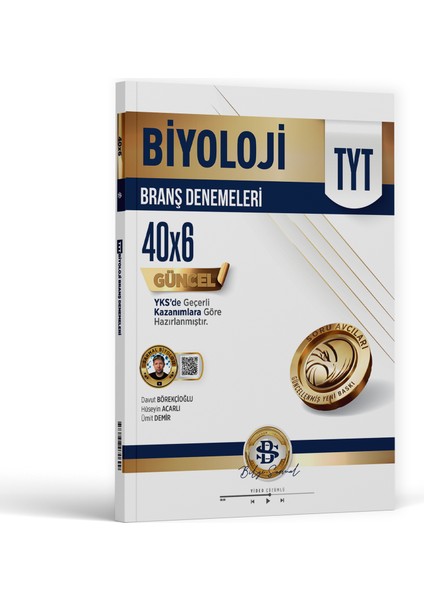 TYT Biyoloji 40 x 6 Branş Denemeleri 2026