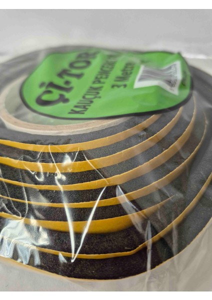 Çi-Tor Kauçuk Pencere Fitili 3 Metre – Izolasyon ve Sızdırmazlık Bandı fiyatları