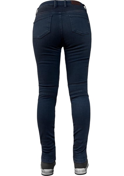 Thebikerjeans Evo Ultra Flexi Dark Blue Korumalı Motosiklet Kot Pantolonu Kadın fırsatları