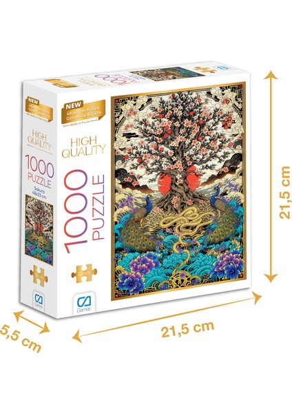 Sakura - 1000 Parçalı Puzzle - 48 x 68 cm