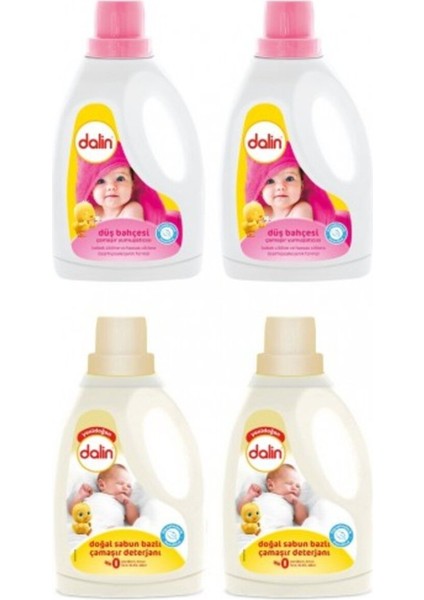 Sabun Bazlı Deterjan Yumuşatıcı Düş Bahçesi 1500 ml x 2 Adet