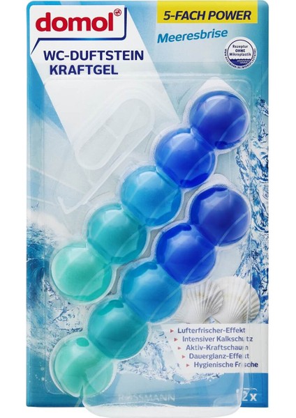 Wc Kokusu Jel Blok Power Okyanus Esintisi, 2 x 35 gr