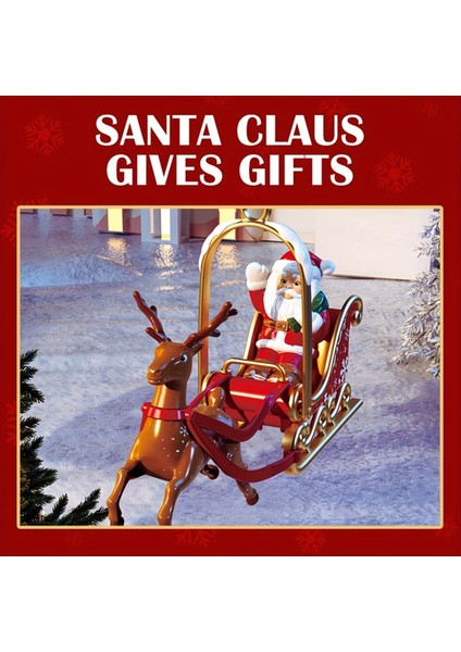 Klasik Noel Ağacı Kapalı/dış Mekan Kullanımı Için Müzik ve Işıklar ile En Iyi Dönen Atlıkarınca, Noel Dekorasyonları (Yurt Dışından) indirimleri