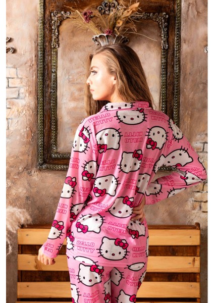 Sude Kedili Pembe Penye Pantolon indirimleri